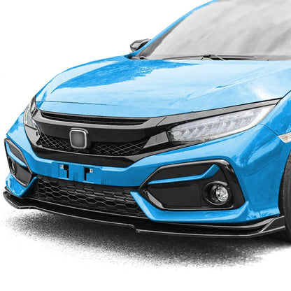 💫Griglia a Nido d'Ape TR Performance Nero Lucido per Honda Civic FK 💫