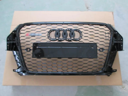 🔥ART.4559 GRIGLIA ANTERIORE NIDO D’APE STILE RSQ3 NERA PER AUDI Q3 8U 12-15🔥