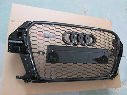 🔥ART.4559 GRIGLIA ANTERIORE NIDO D’APE STILE RSQ3 NERA PER AUDI Q3 8U 12-15🔥