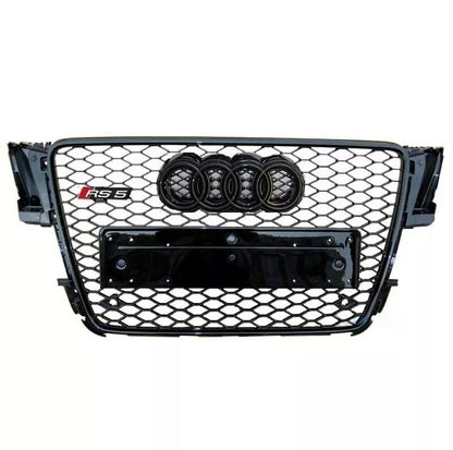 🔥ART.5595 GRIGLIA ANTERIORE RS5 NERO LUCIDO PER AUDI A5 B8 8K (2007–2011)🔥