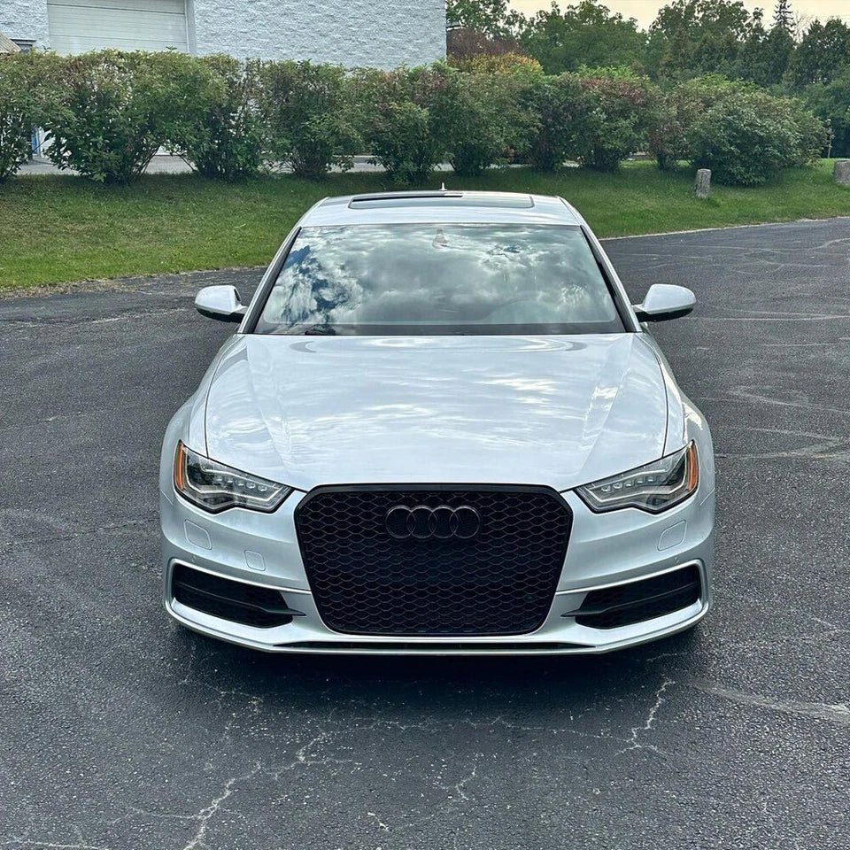 🔥ART.5600 GRIGLIA ANTERIORE RS6 STYLE A NIDO D'APE PER AUDI A6 / S6 C7 12–15🔥