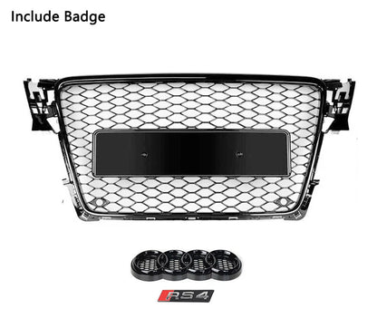 🔥ART.5605 GRIGLIA ANTERIORE RS A NIDO D’APE PER AUDI A4 / S4 B8 2008–2012🔥