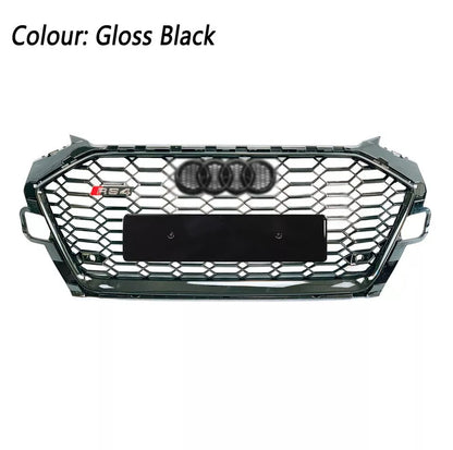 🔥ART.5623 GRIGLIA ANTERIORE RS4 NERA PER AUDI A4 / S4 B9 2020–2022🔥
