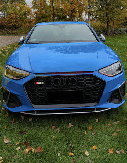 🔥ART.5623 GRIGLIA ANTERIORE RS4 NERA PER AUDI A4 / S4 B9 2020–2022🔥