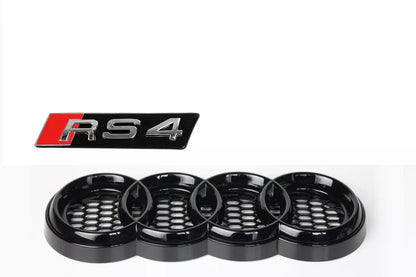 🔥ART.5623 GRIGLIA ANTERIORE RS4 NERA PER AUDI A4 / S4 B9 2020–2022🔥