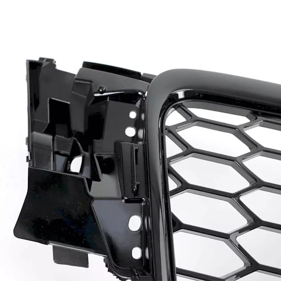 🔥ART.5633 GRIGLIA A NIDO D’APE NERO LUCIDO PER AUDI A4 / S4 B8 2008–2012🔥
