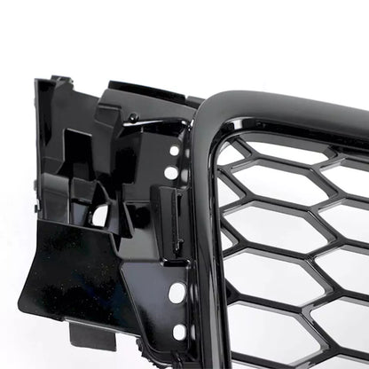 🔥ART.5633 GRIGLIA A NIDO D’APE NERO LUCIDO PER AUDI A4 / S4 B8 2008–2012🔥