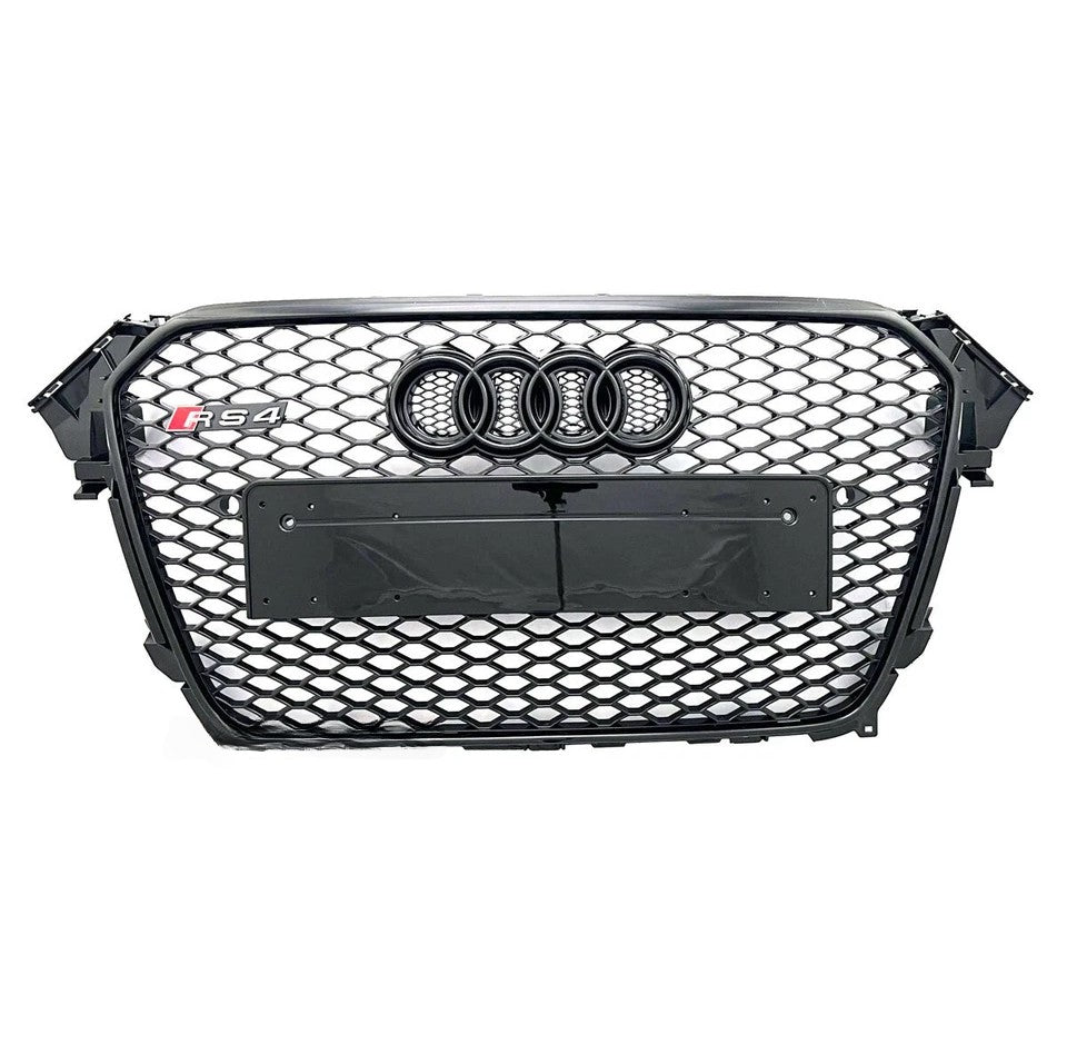 🔥ART.5638 GRIGLIA ANTERIORE RS4 A NIDO D’APE PER AUDI A4 B8.5 2013–2015🔥