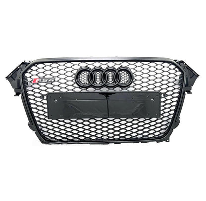 🔥ART.5638 GRIGLIA ANTERIORE RS4 A NIDO D’APE PER AUDI A4 B8.5 2013–2015🔥