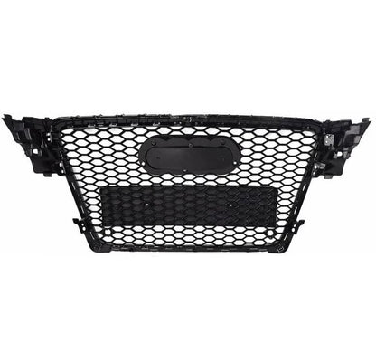 🔥ART.5699 GRIGLIA ANTERIORE RS PER AUDI A4/S4 B8 2008–2012 A NIDO D’APE NERO🔥