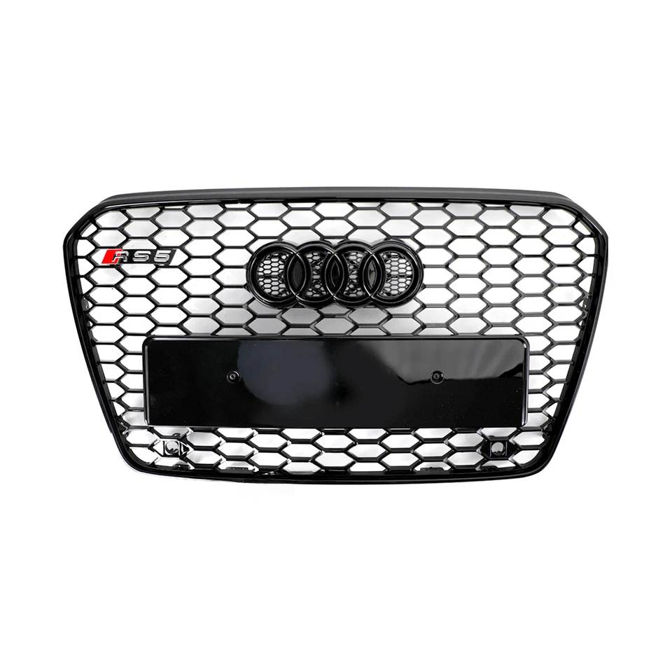 🔥ART.5705 GRIGLIA ANTERIORE A NIDO D’APE NERA PER AUDI A5 / S5 8T 2012–2016🔥