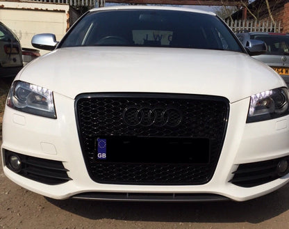 🔥ART.5708 GRIGLIA ANTERIORE RS NERA PER AUDI A3 / S3 8P 2008–2012🔥