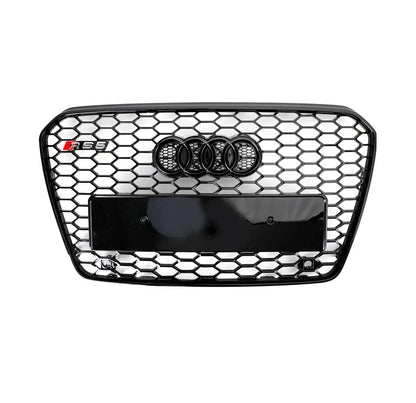 🔥ART.5709 GRIGLIA ANTERIORE RS5 NERA A NIDO D’APE PER AUDI A5/S5 2012–2016🔥