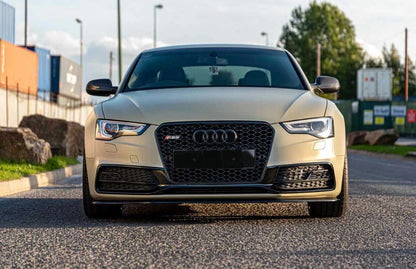 🔥ART.5709 GRIGLIA ANTERIORE RS5 NERA A NIDO D’APE PER AUDI A5/S5 2012–2016🔥