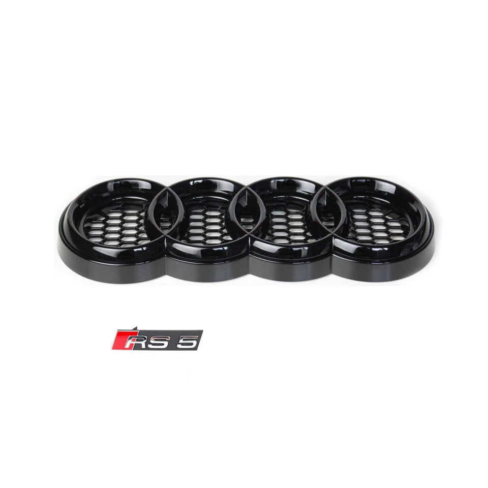 🔥ART.5709 GRIGLIA ANTERIORE RS5 NERA A NIDO D’APE PER AUDI A5/S5 2012–2016🔥