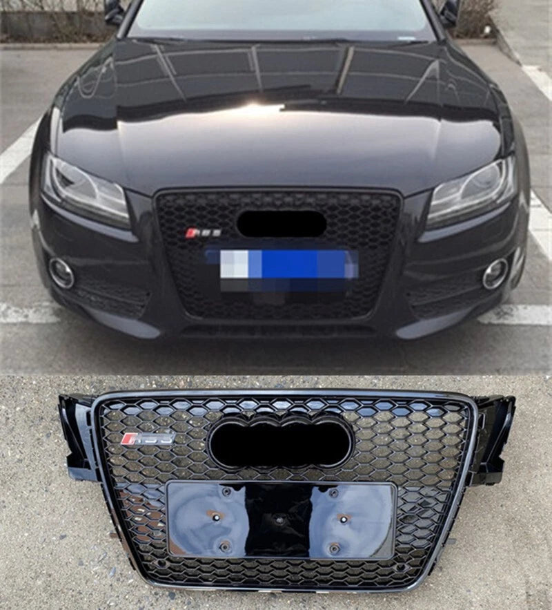 🔥ART.5725 GRIGLIA ANTERIORE RS5 A NIDO D’APE NERA PER AUDI A5 / S5 2008–2011🔥