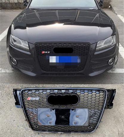 🔥ART.5725 GRIGLIA ANTERIORE RS5 A NIDO D’APE NERA PER AUDI A5 / S5 2008–2011🔥
