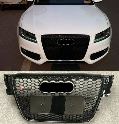 🔥ART.5725 GRIGLIA ANTERIORE RS5 A NIDO D’APE NERA PER AUDI A5 / S5 2008–2011🔥