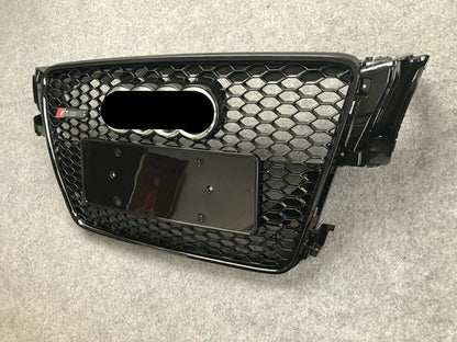 🔥ART.5725 GRIGLIA ANTERIORE RS5 A NIDO D’APE NERA PER AUDI A5 / S5 2008–2011🔥