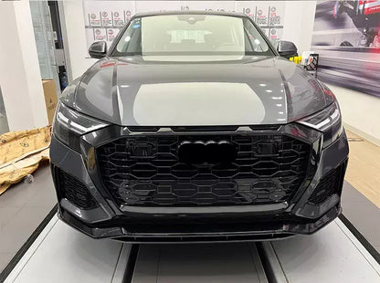 🔥ART.5732 GRIGLIA ANTERIORE RSQ8 A NIDO D’APE NERA PER AUDI Q8 / SQ8 19–24🔥