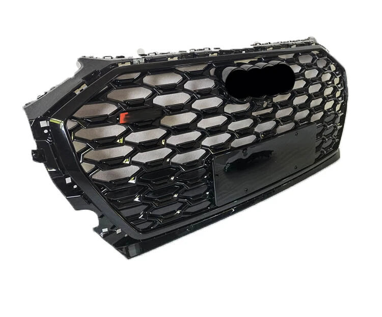 🔥ART.5735 GRIGLIA ANTERIORE RSQ5 A NIDO D’APE NERO LUCIDO PER AUDI Q5 21–23🔥