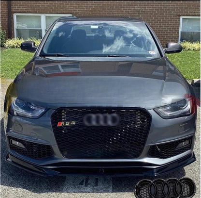 🔥ART.5760 GRIGLIA ANTERIORE RS3 A NIDO D’APE NERA PER AUDI A3 S-LINE 13–16🔥