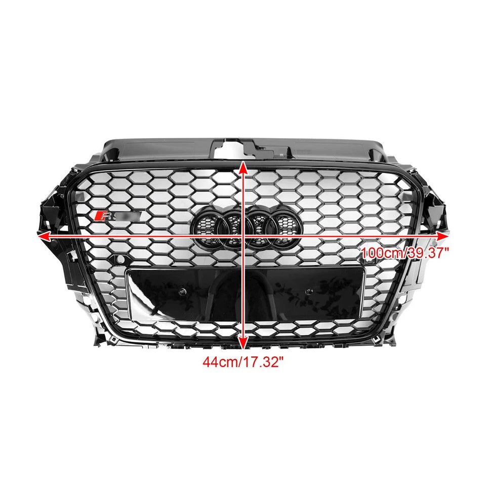 🔥ART.5763 GRIGLIA ANTERIORE RS A NIDO D’APE PER AUDI A3/S3 8V 2013–2016🔥