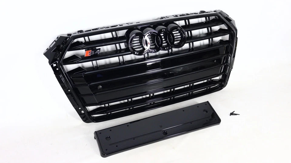 🔥ART.5768 GRIGLIA ANTERIORE IN STILE S4 NERA PER AUDI A4 / S4 B9 2015+🔥