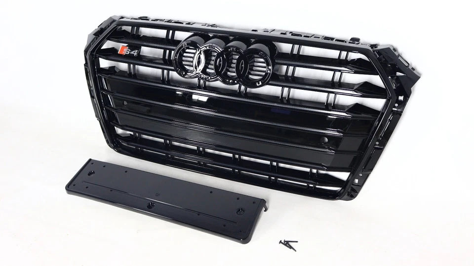 🔥ART.5768 GRIGLIA ANTERIORE IN STILE S4 NERA PER AUDI A4 / S4 B9 2015+🔥