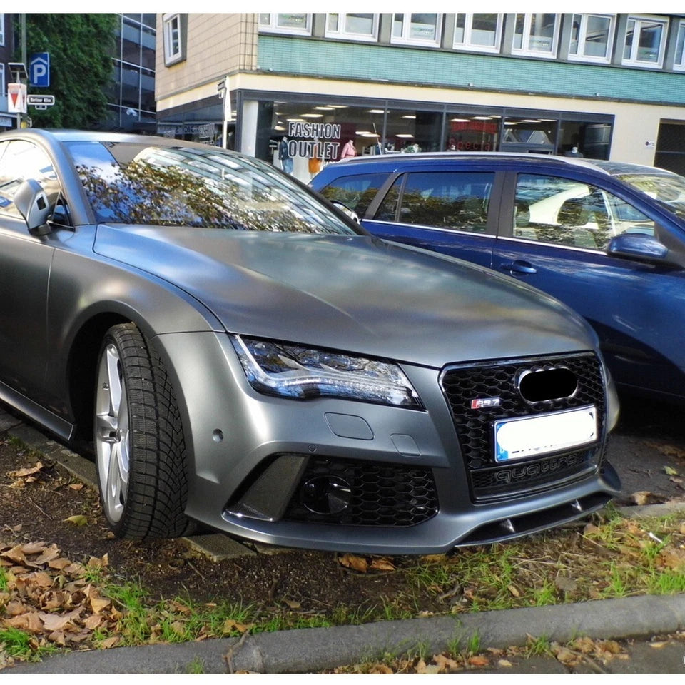 💕ART.5823 GRGLIA NERA LUCIDA ADATTA PER Audi A7 C7 S7 2010-2014 LOOK RS7💕