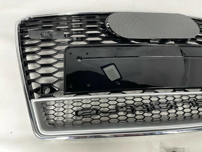 💕ART.5831 GRIGLIA CROMATA A NIDO D'APE ADATTA PER AUDI A7 4G 10-14 LOOK RS7💕