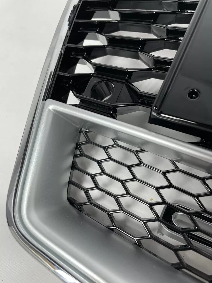 💕ART.5831 GRIGLIA CROMATA A NIDO D'APE ADATTA PER AUDI A7 4G 10-14 LOOK RS7💕