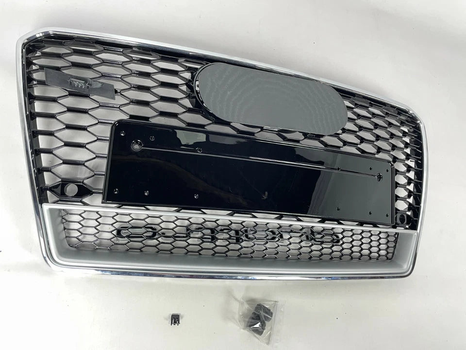 💕ART.5831 GRIGLIA CROMATA A NIDO D'APE ADATTA PER AUDI A7 4G 10-14 LOOK RS7💕