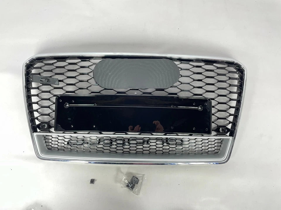 💕ART.5831 GRIGLIA CROMATA A NIDO D'APE ADATTA PER AUDI A7 4G 10-14 LOOK RS7💕