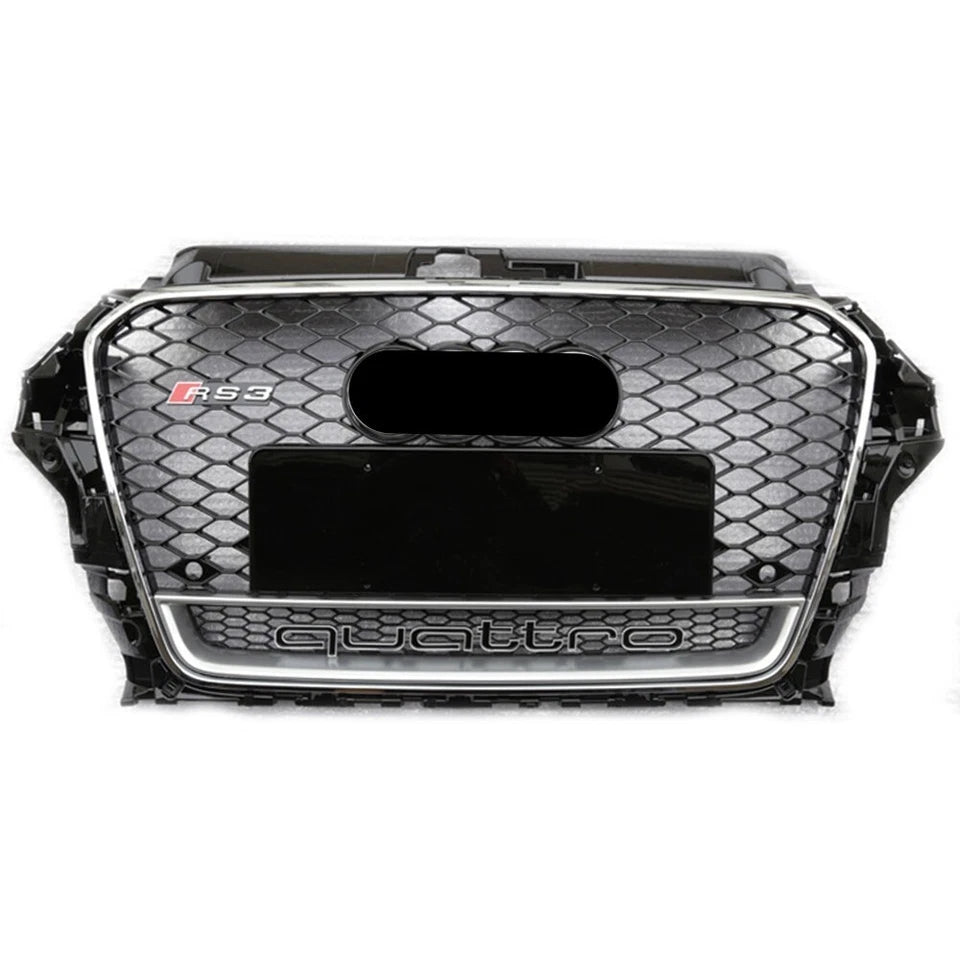 🔥ART.5861 GRIGLIA ANTERIORE RS NERA PER AUDI A3 8V/S3 S-LINE 2013–2016🔥