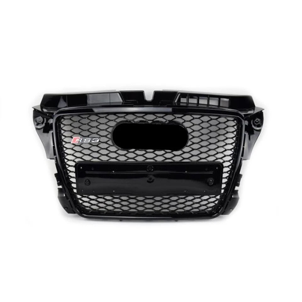 🔥ART.5876 GRIGLIA ANTERIORE NERO LUCIDO PER AUDI A3 8P / S3 S-LINE 2009–2012🔥