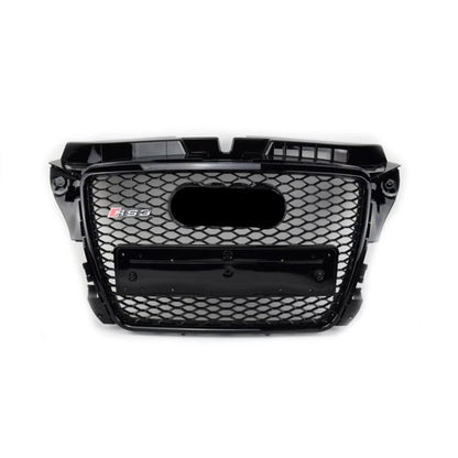 🔥ART.5876 GRIGLIA ANTERIORE NERO LUCIDO PER AUDI A3 8P / S3 S-LINE 2009–2012🔥