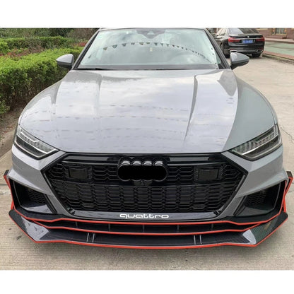 🔥ART.5882 GRIGLIA ANTERIORE NERO LUCIDO PER AUDI A7 C8/S7 2019–2024🔥