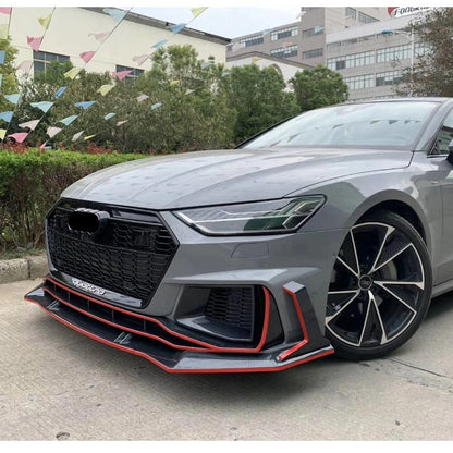 🔥ART.5882 GRIGLIA ANTERIORE NERO LUCIDO PER AUDI A7 C8/S7 2019–2024🔥