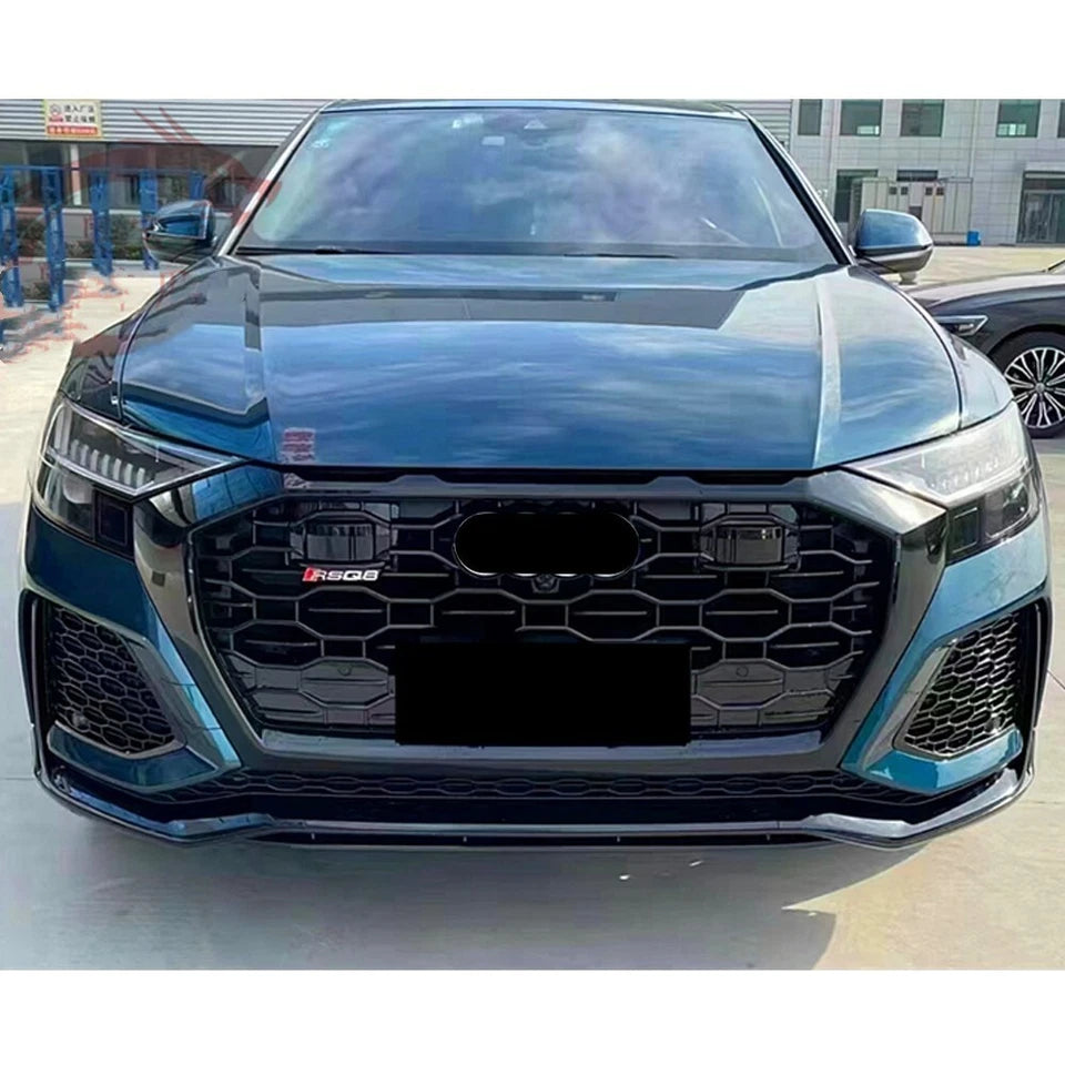 🔥ART.5884 GRIGLIA ANTERIORE NERO LUCIDO PER AUDI Q8 4M / SQ8 2019–2024🔥
