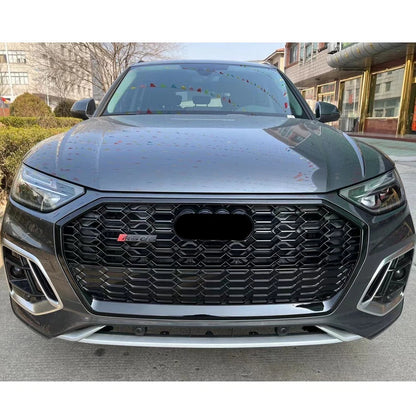 🔥ART.5887 GRIGLIA ANTERIORE RS NERO LUCIDO PER AUDI Q5 FY/SQ5 2021–2024🔥