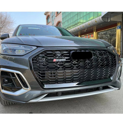 🔥ART.5887 GRIGLIA ANTERIORE RS NERO LUCIDO PER AUDI Q5 FY/SQ5 2021–2024🔥
