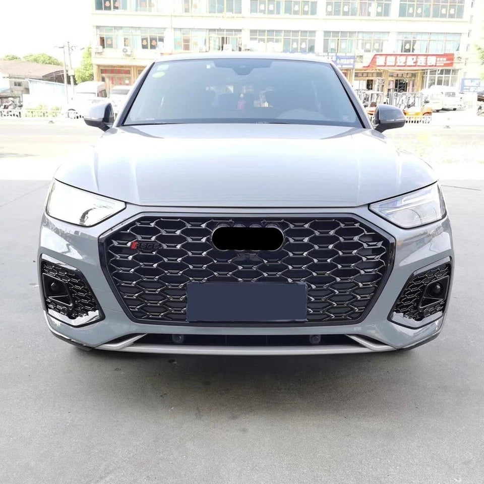 🔥ART.5891 GRIGLIA ANTERIORE E GRIGLIE FENDINEBBIA PER AUDI Q5 FY/SQ5 21–24🔥