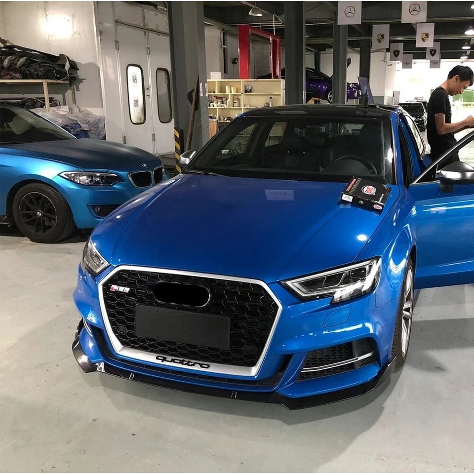 🔥ART.5893 GRIGLIA ANTERIORE PER AUDI A3 8V2 / S3 S-LINE 2017–2020🔥