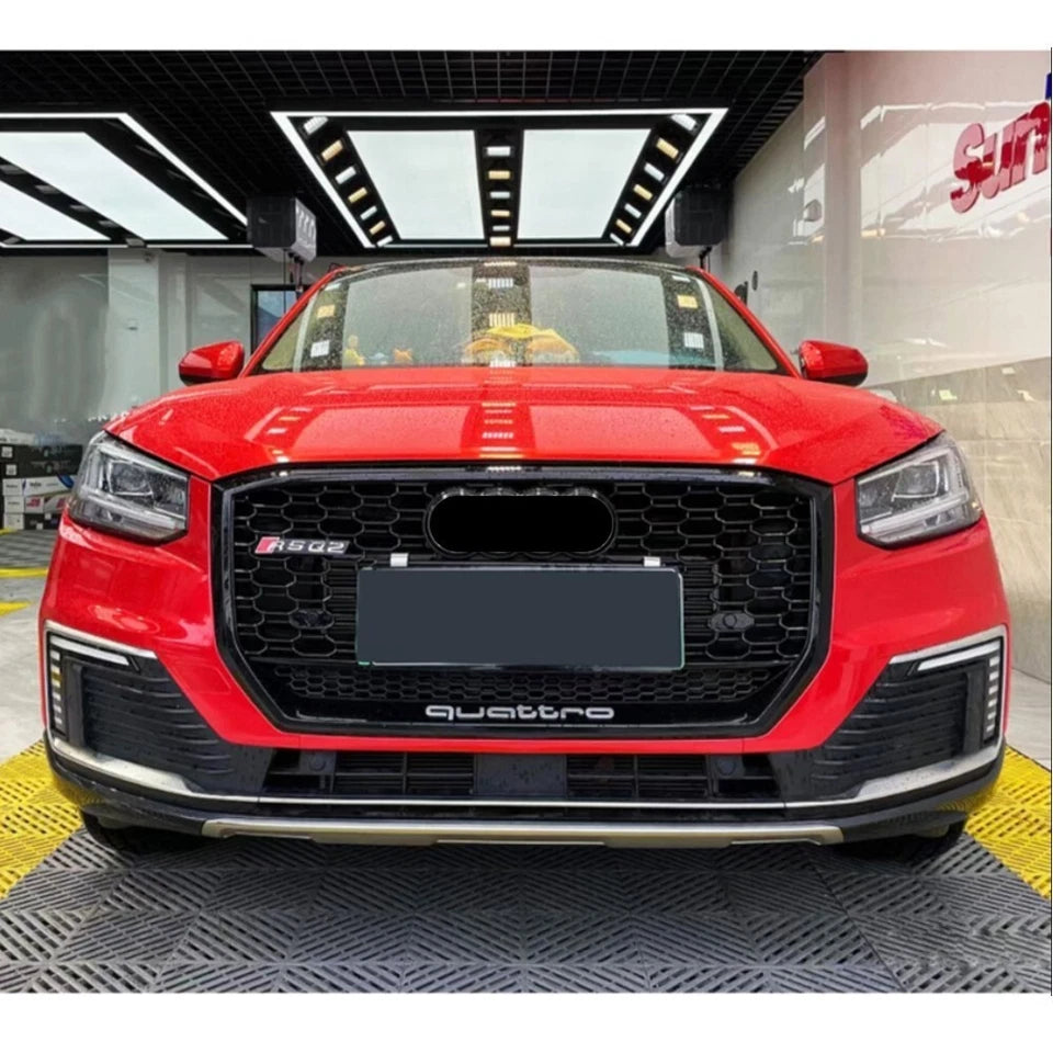 🔥ART.5908 GRIGLIA ANTERIORE NERO LUCIDO PER AUDI Q2/SQ2 2016–2020🔥