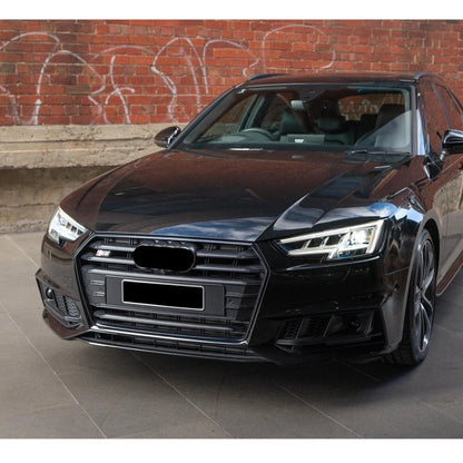 🔥ART.5911 GRIGLIA ANTERIORE NERO LUCIDO PER AUDI A4 B9 / S4 2016–2019🔥