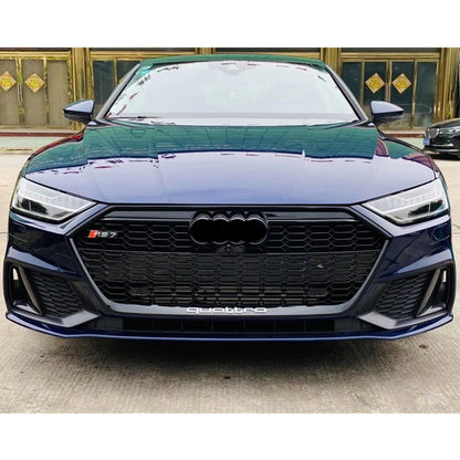 🔥ART.5913 GRIGLIA ANTERIORE NERO LUCIDO PER AUDI A7 C8 / S7 2019–2024🔥