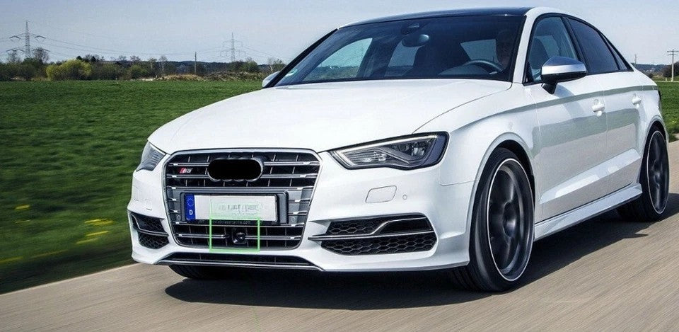 🔥ART.5973 GRIGLIA ANTERIORE NERA PER AUDI A3 8V1 / S3 2013–2016🔥