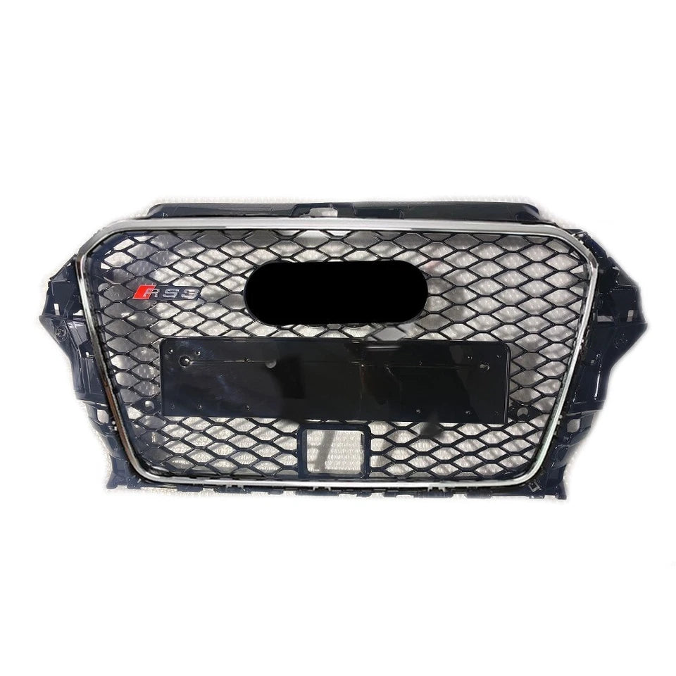 🔥ART.5973 GRIGLIA ANTERIORE NERA PER AUDI A3 8V1 / S3 2013–2016🔥