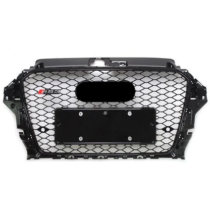 🔥ART.5987 GRIGLIA ANTERIORE NERO LUCIDO PER AUDI A3 8V1 / S3 S-LINE 2013–2016🔥